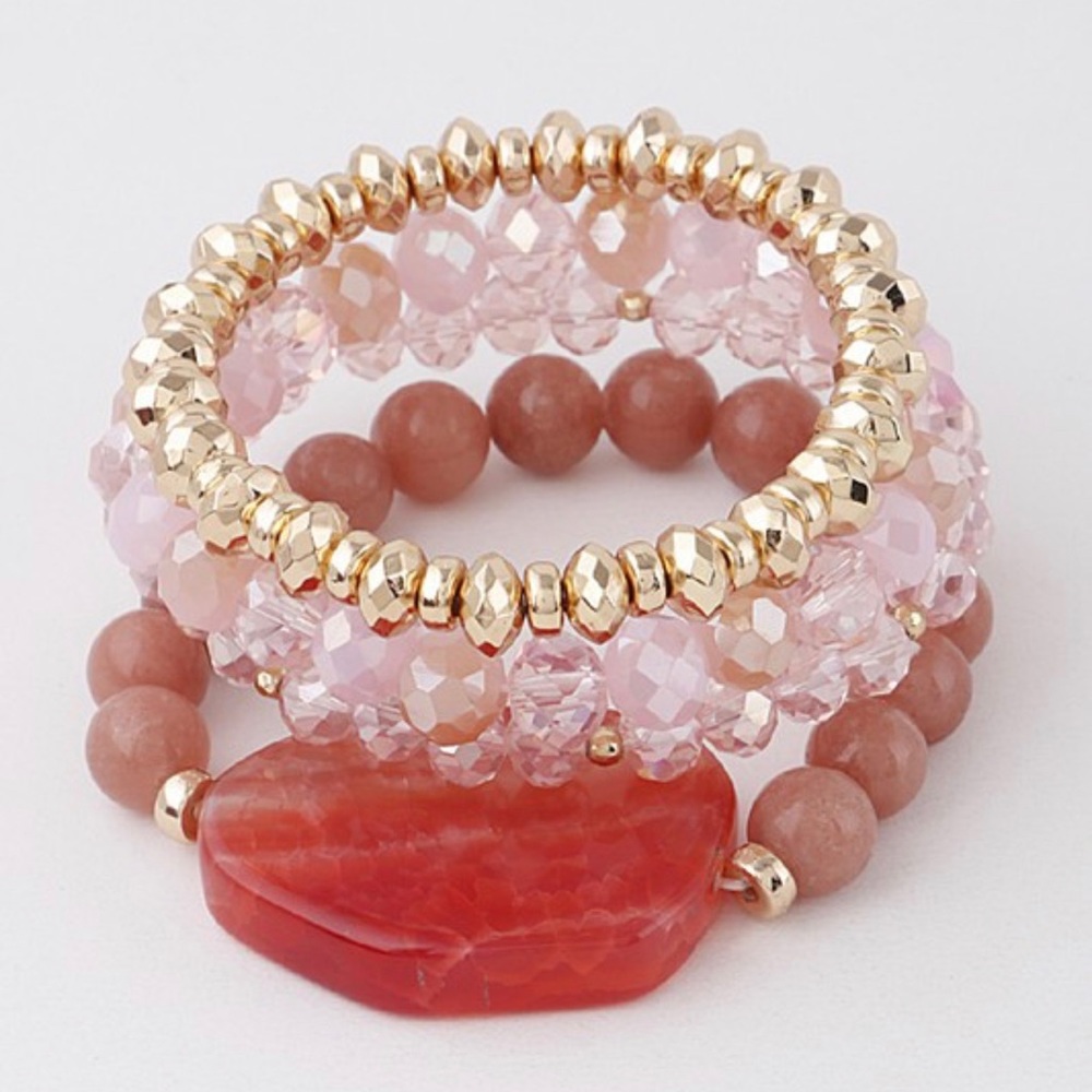 Stone Stack Bracelets - Picture 2 of 3